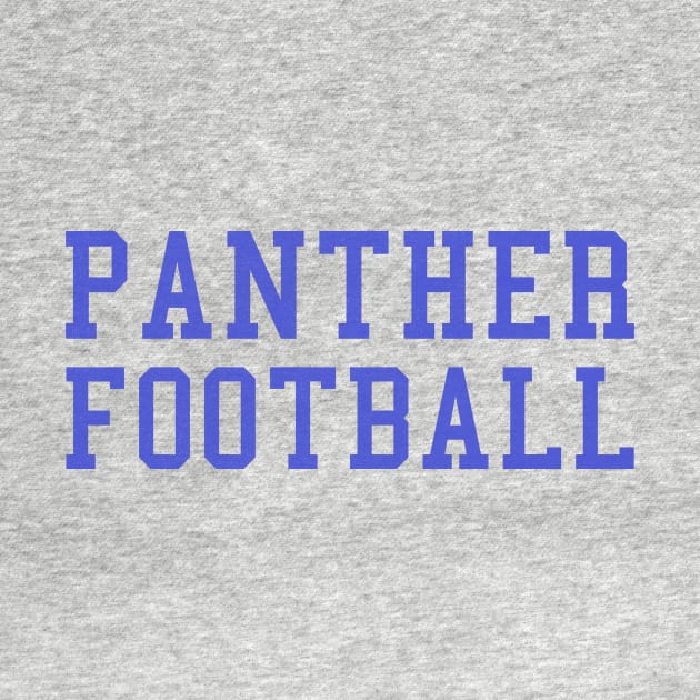 PANTHER FOOTBALL (BLUE) by Clobberbox